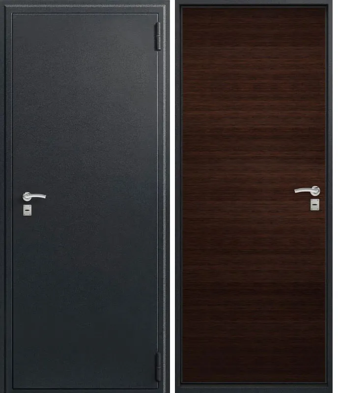 Входная дверь в квартиру SEZAM О-10 Черный сатин