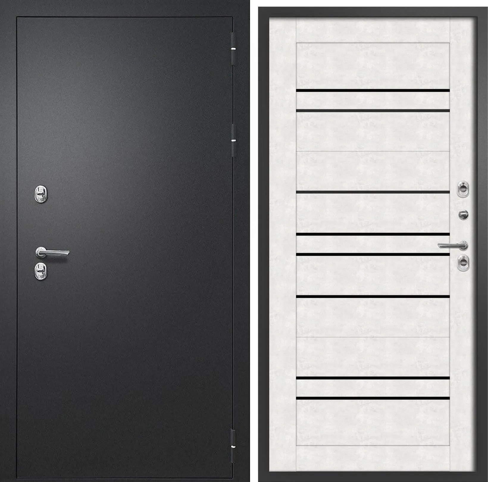 Входная дверь с терморазрывом Сибирь Профиль FLYDOORS Айварс ТЕРМО В2