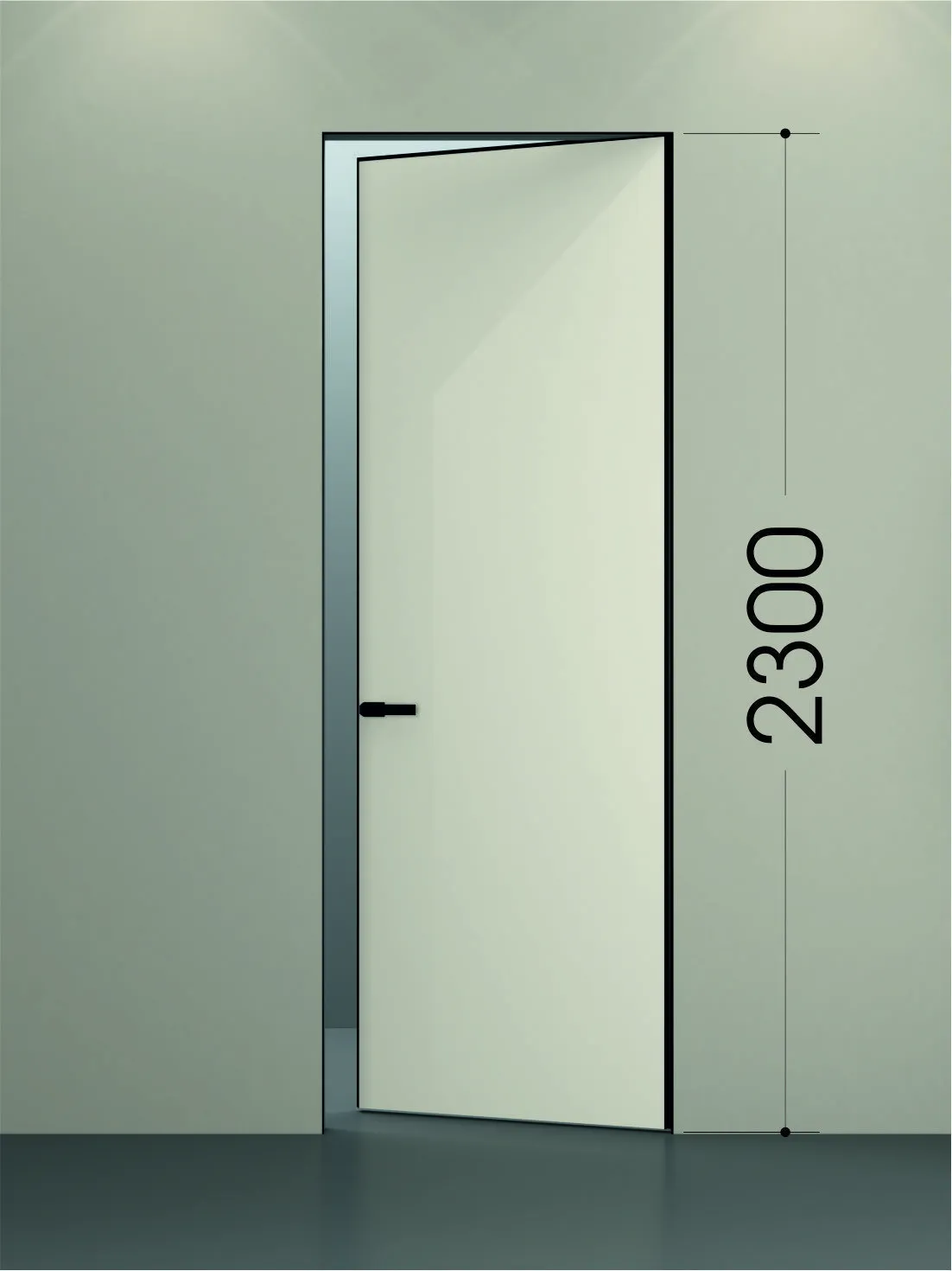 Межкомнатная дверь скрытая ZaDoor Elen Revers  2300