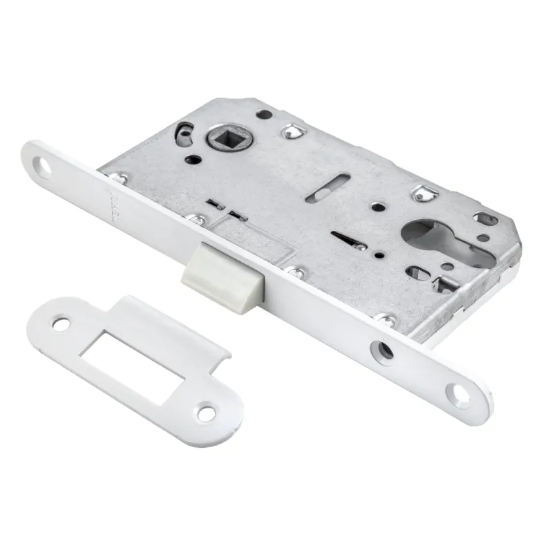 Замки под цилиндр с пластиковым язычком РЕНЦ INLB 85 Белый