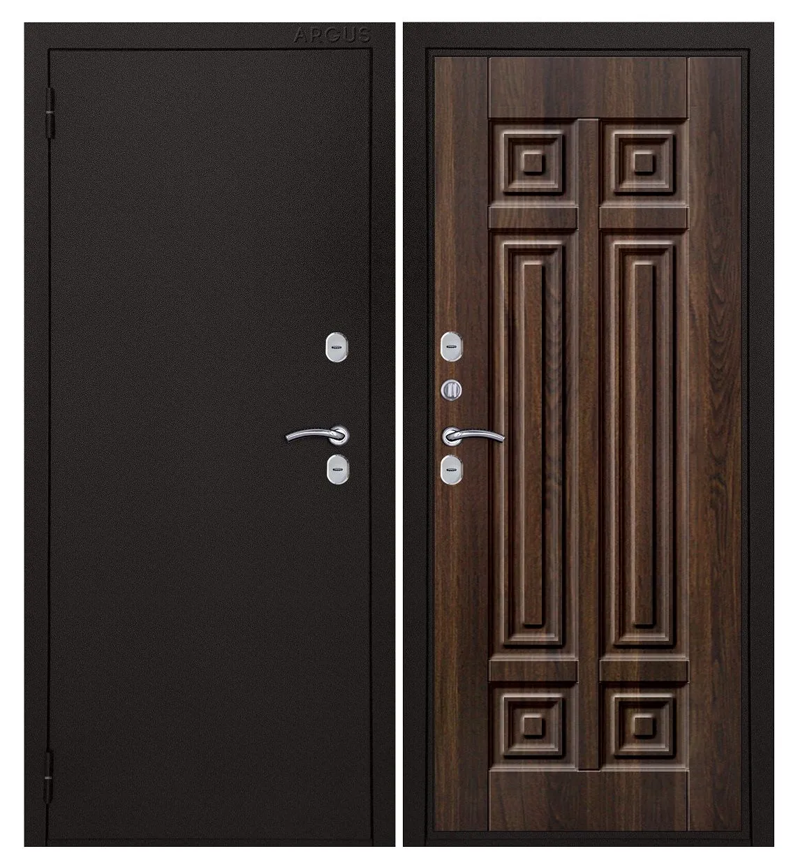 Входная дверь с терморазрывом Сибирь Профиль FLYDOORS АРГУС Ария ТЕРМО