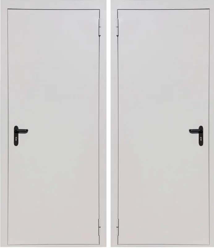Противопожарная дверь Феррони ДПМ-01 EIS 60 1080*2080 Левая RAL 7035 серый