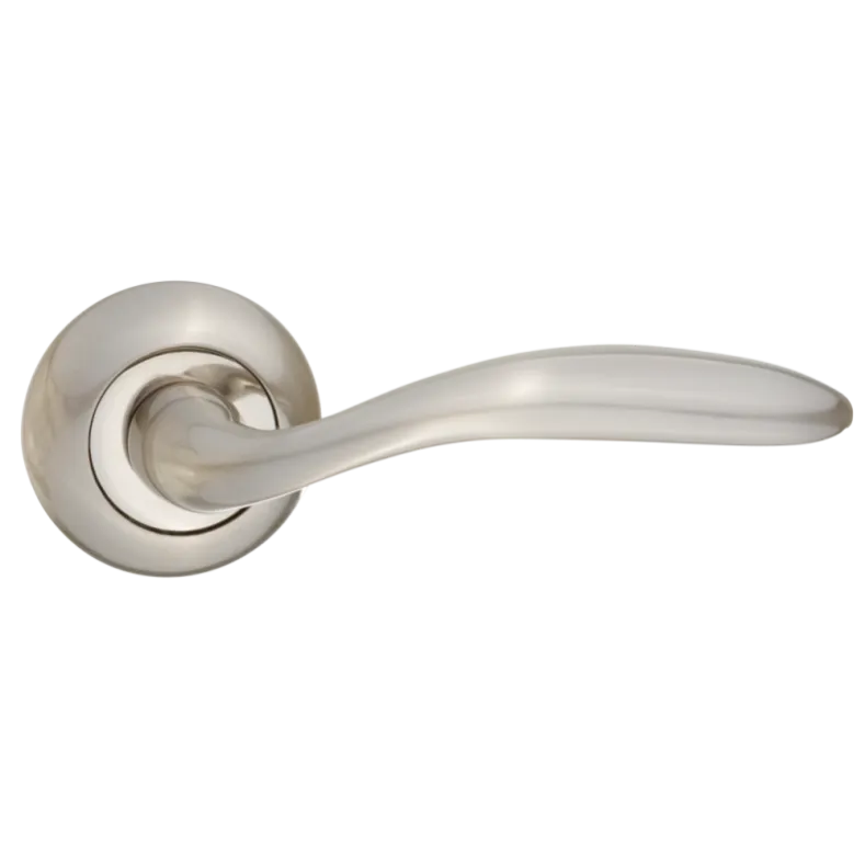 Ручка дв. "Гориция", РЕНЦ INDH 94-08 никель мат./никель бл.