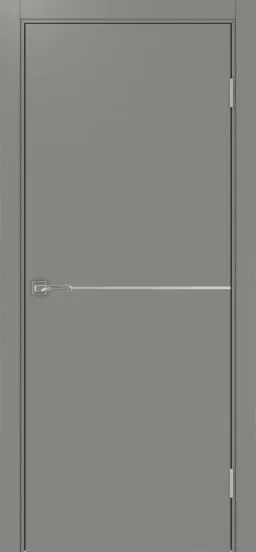 Межкомнатная дверь Оптима Порте Неаполь_202 молдинг алюм.хром