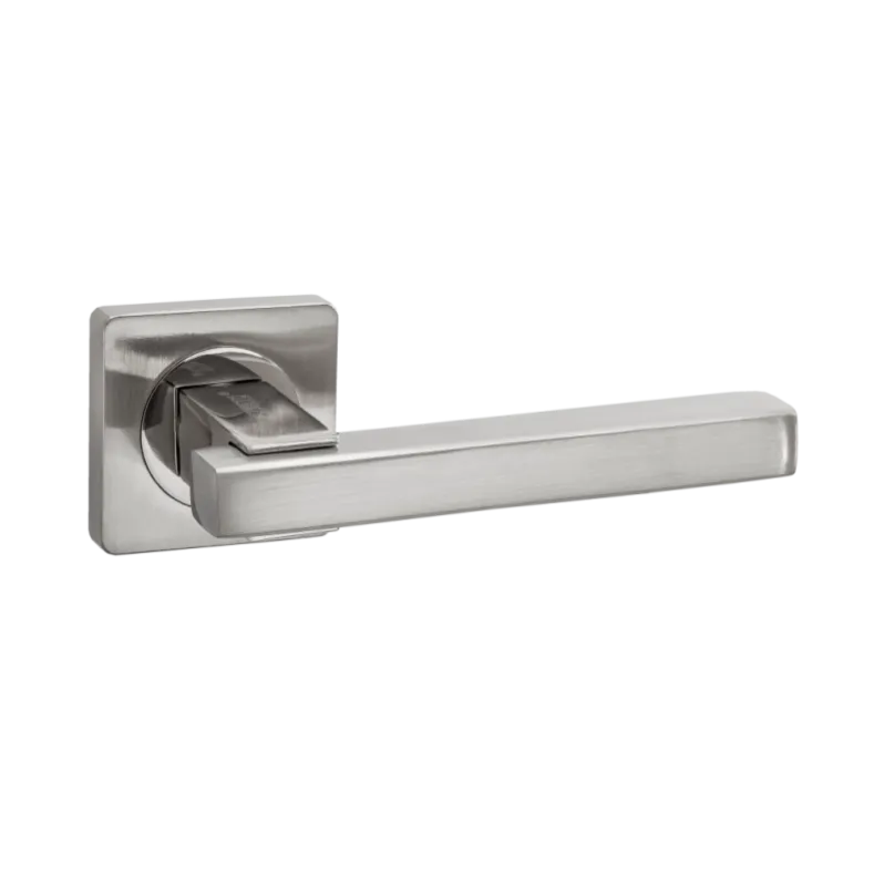 Ручка дверная Puerto INAL 533-02 никель блестящий