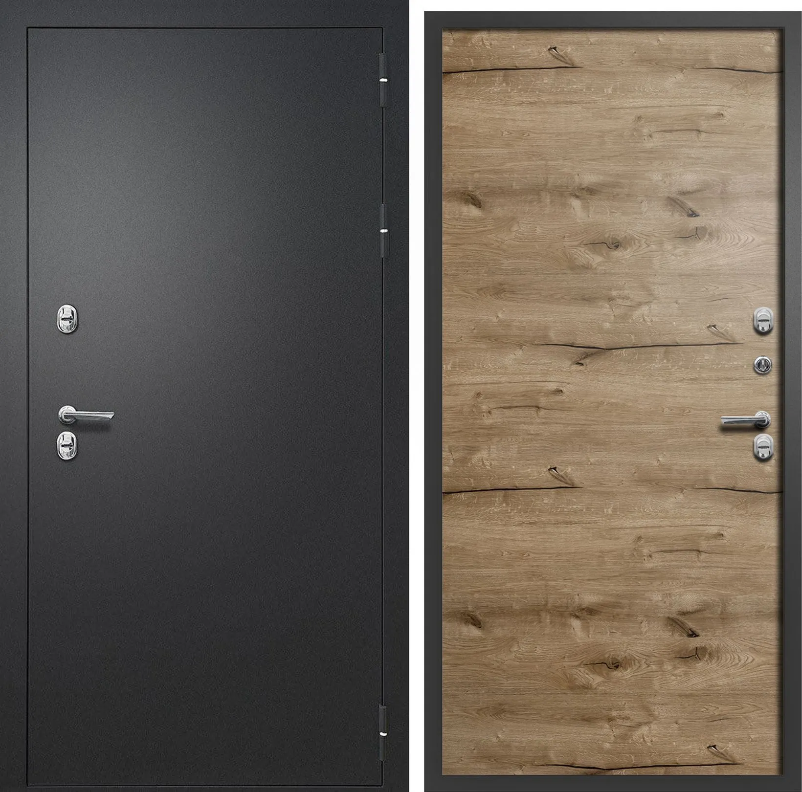 Входная дверь с терморазрывом Сибирь Профиль FLYDOORS Айварс ТЕРМО Пацифик