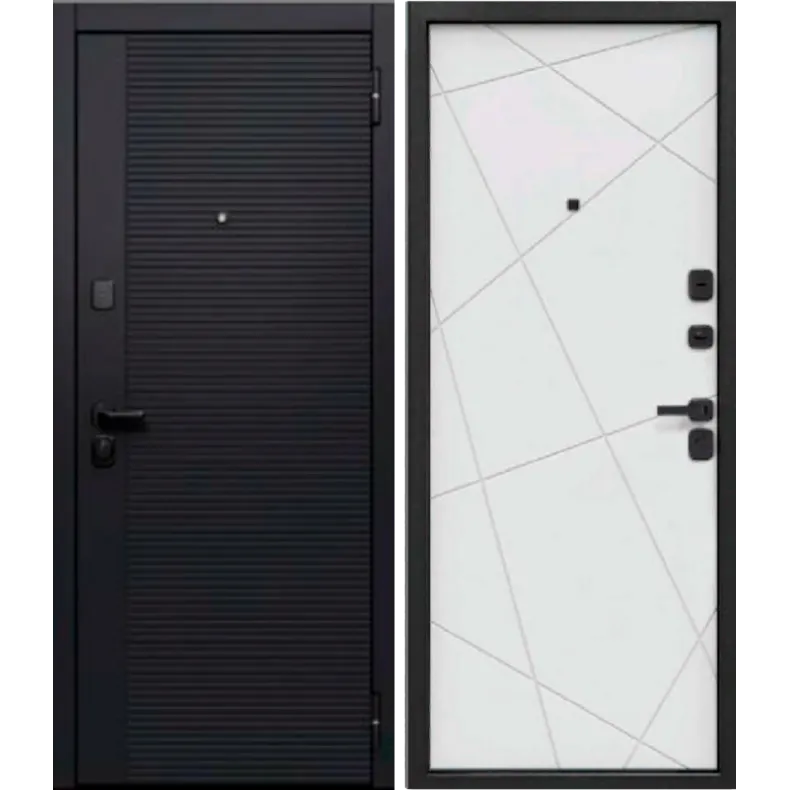 Входная дверь в квартиру Феррони 7,5 см Черный кварц NEW