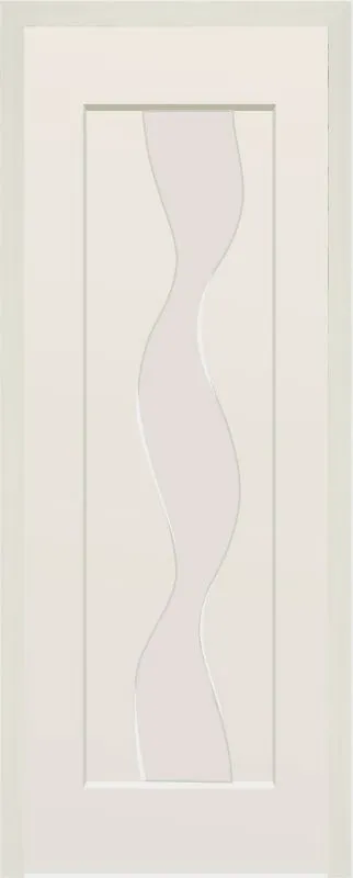 Межкомнатная дверь ЛесКом Водопад 600х2000  Беленый дуб