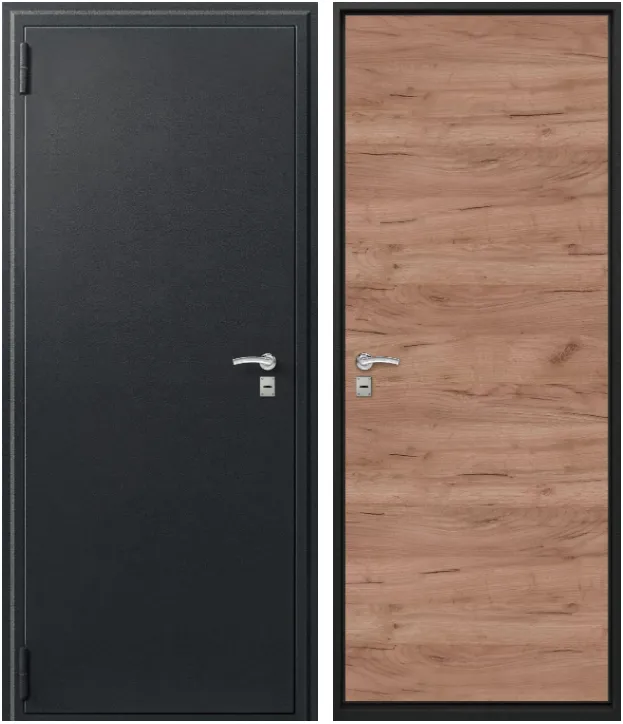 Входная дверь в квартиру SEZAM О-10 Черный сатин