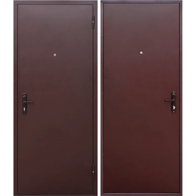 Входная дверь в квартиру Феррони Стройгост 5 металл/металл 860х2050 Левая медь антик -  медь антик