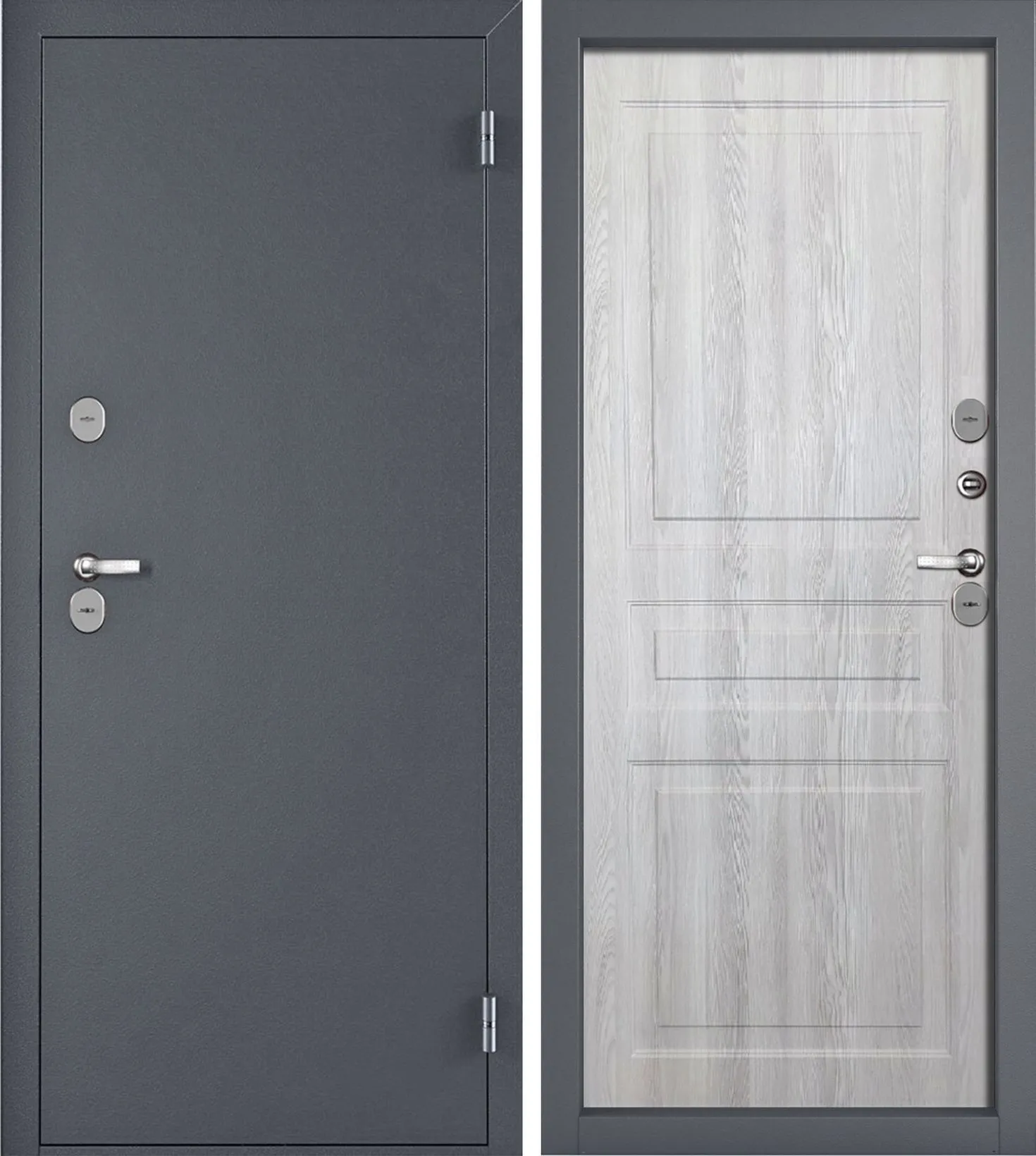 Входная дверь с терморазрывом Сибирь Профиль FLYDOORS Промет Норд