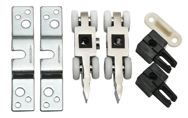 комплект 4-колесных роликов, для двери весом до 40кг 