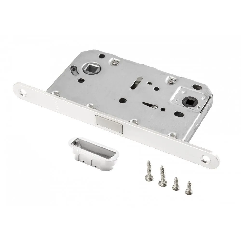 Защелка сантехническая магнитная РЕНЦ с пластиковой ответной планкой INLBM 5096 pl Белый