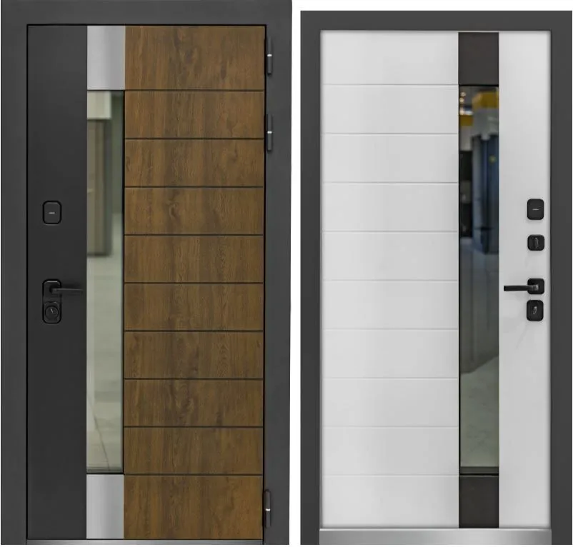 Входная дверь с терморазрывом Сибирь Профиль FLYDOORS МИА ТЕРМО 