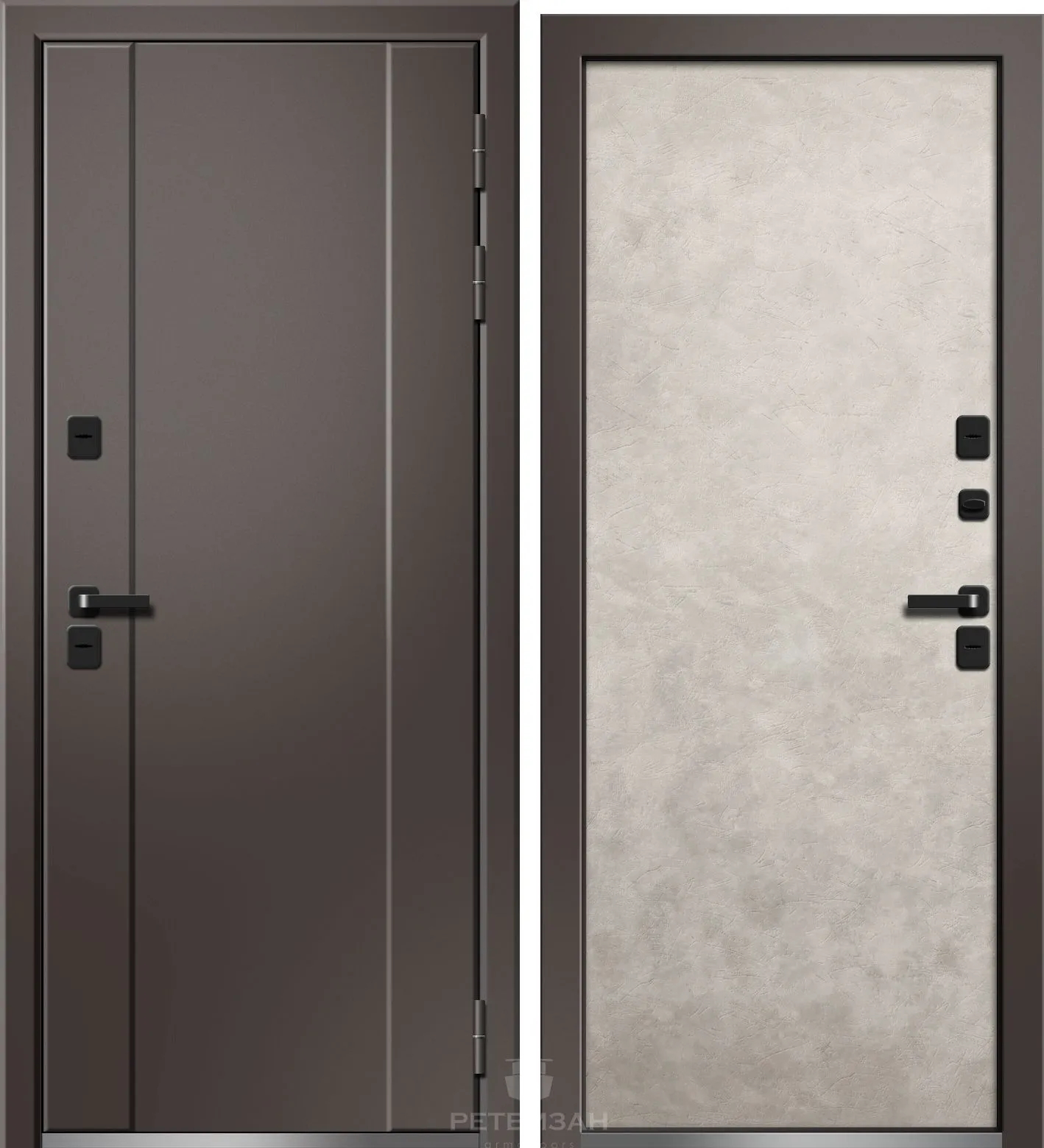 Входная дверь в дом с терморазрывом Ретвизан Селена (TERMO)