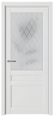 Межкомнатная дверь Albero Империя Олимпия со стеклом 600х2000  Белый