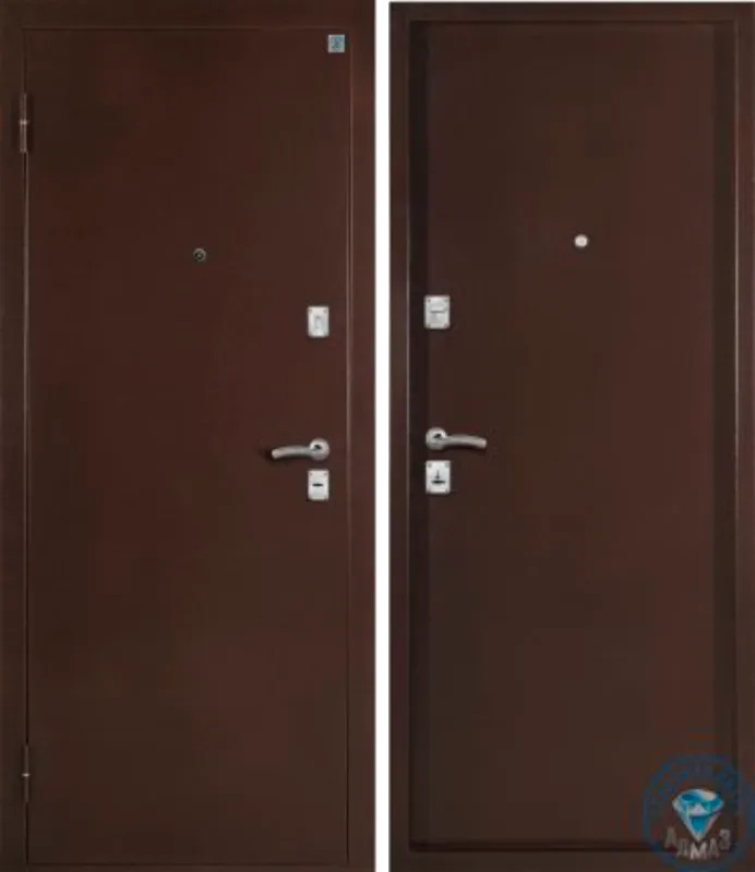 Входная дверь в квартиру Алмаз ЯШМА 880*2050 Левая медь антик -  медь антик