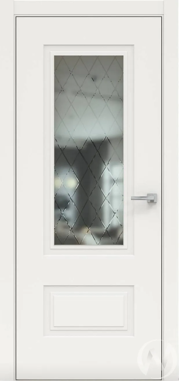 Межкомнатная дверь Дера Эмаль 1302-ГР 600х2000  Белый