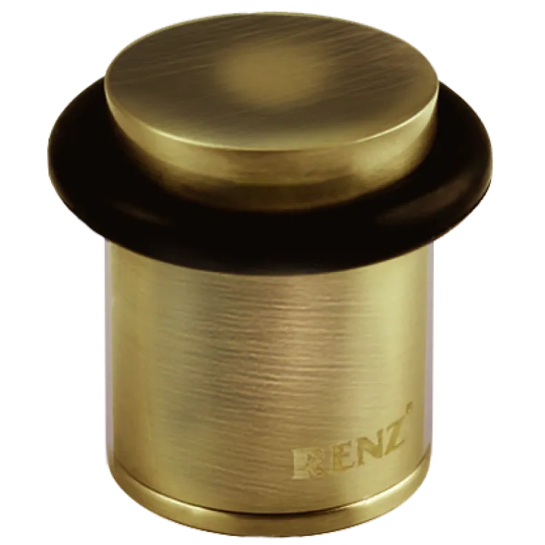 Ограничитель дверной РЕНЦ напольный, INDS 33 бронза античная