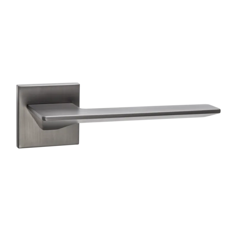 Ручка дверная "Латте", серия SLIM, INAL 543-03 матовый черный никель