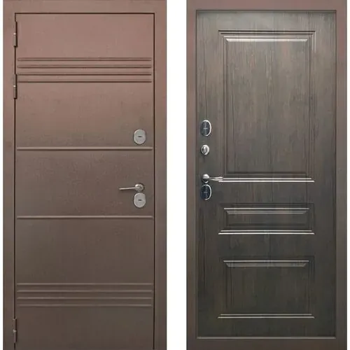 Входная дверь с терморазрывом Сибирь Профиль FLYDOORS Волга-Бункер Термо Лайт Д44 ТЕРМО
