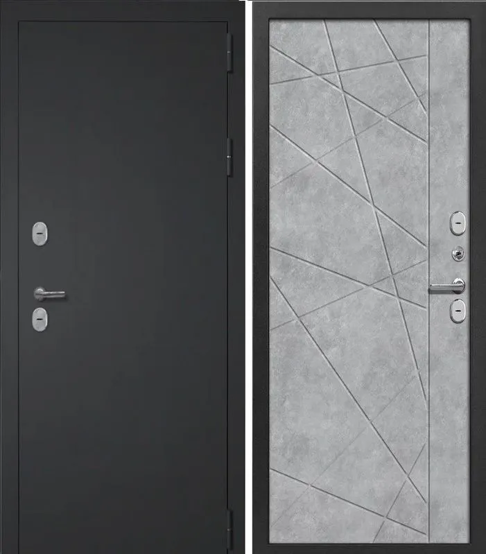 Входная дверь с терморазрывом Сибирь Профиль FLYDOORS Волга-Бункер Термо Лайт ТЕРМО