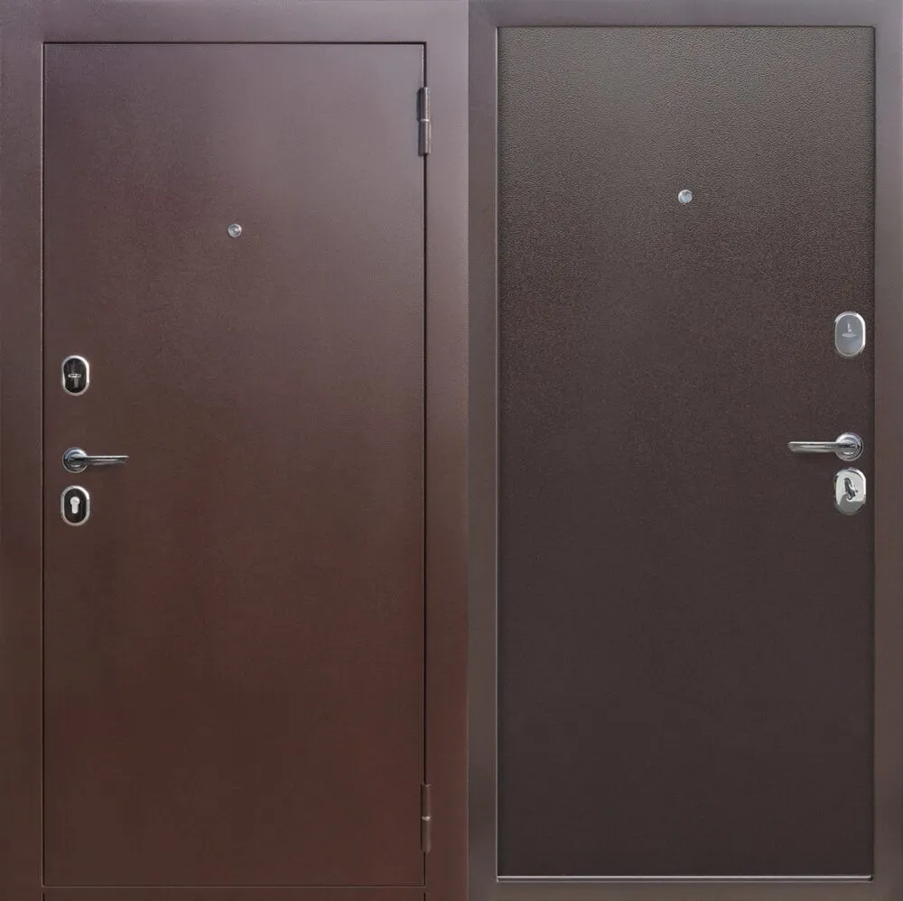 Входная дверь в квартиру Феррони Гарда mini 860х2050 Левая медь антик -  медь антик