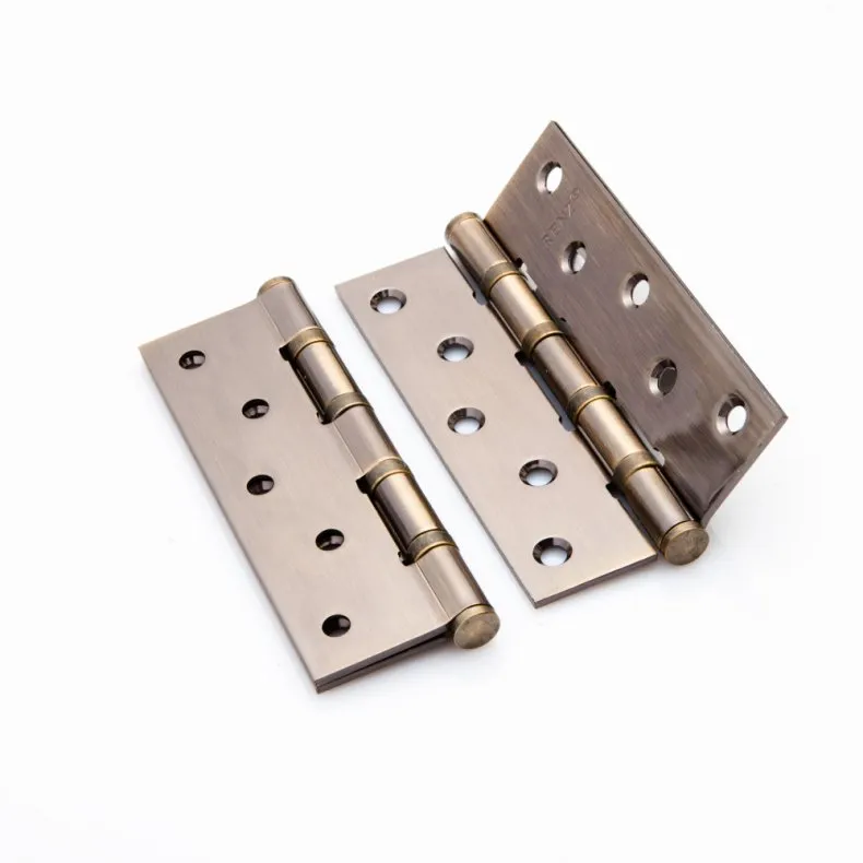 Петля стальная 125*75*2,5, 4 подшипника, б/колп., IN125-4BB FH бронза античная