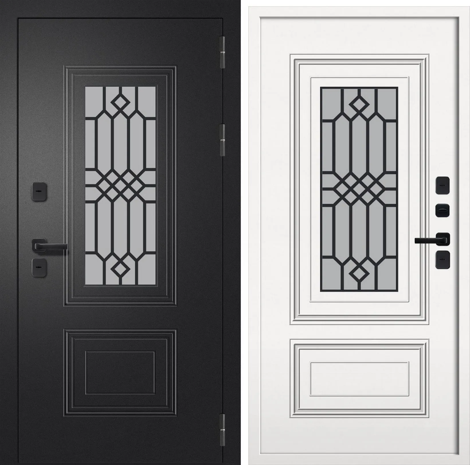 Входная дверь с терморазрывом Сибирь Профиль FLYDOORS Шторм ТЕРМО СП-11
