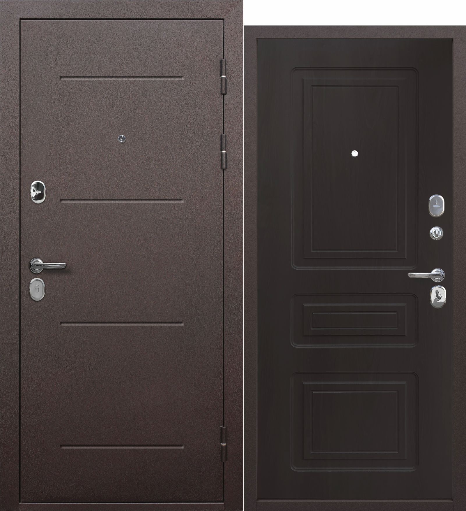 Входная дверь в квартиру Феррони Толстяк Медный Антик