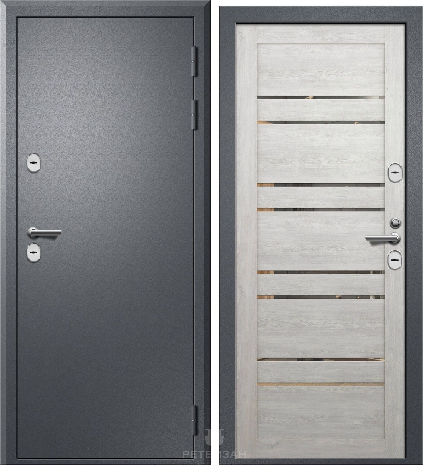 Входная дверь в дом с терморазрывом Ретвизан АРЧИ (ТЕРМО)