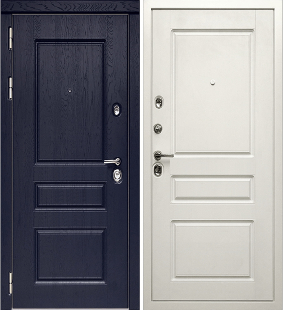 Дверь, СтройТехРесурс, STR-23 Альберо ноче/Белый софт