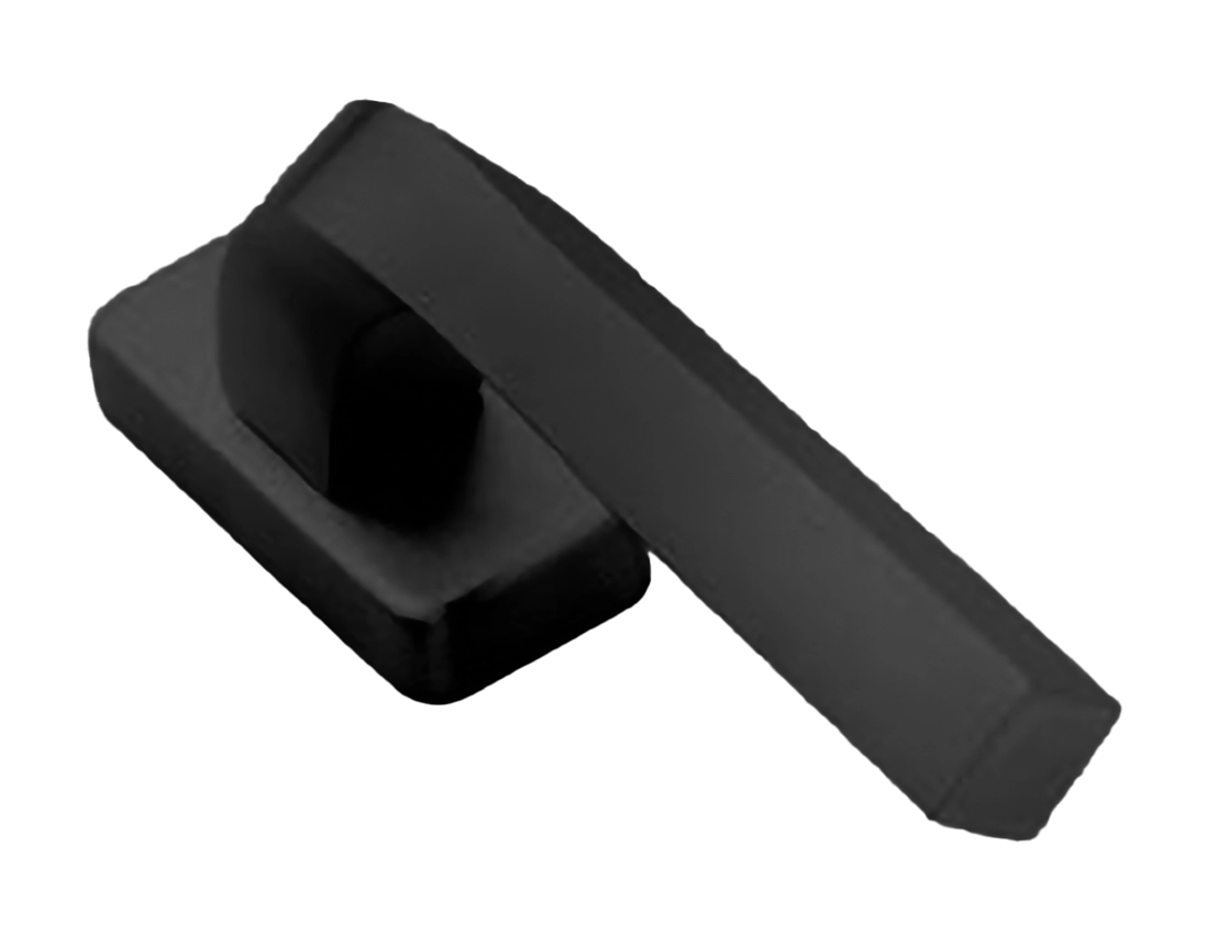 Ручка дверная TENDER W1 NERO-ST оконная с 4-х позицион. механизмом цвет черный soft touch Ручка дверная TENDER W1 NERO-ST оконная с 4-х позицион. механизмом цвет черный soft touch