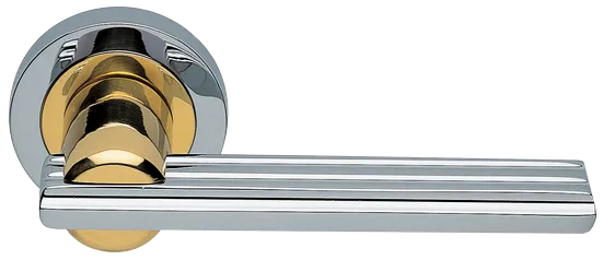 Ручка дверная ORCHIDEA R2 COT раздельная на круглой розетке