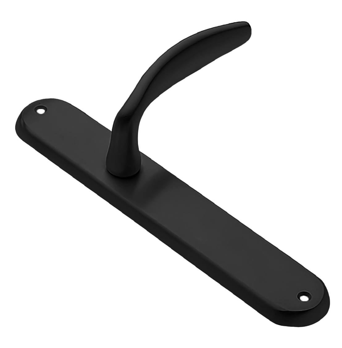 Ручка дверная MOGADOR PL NERO-ST на планке цвет черный soft touch Ручка дверная MOGADOR PL NERO-ST на планке цвет черный soft touch