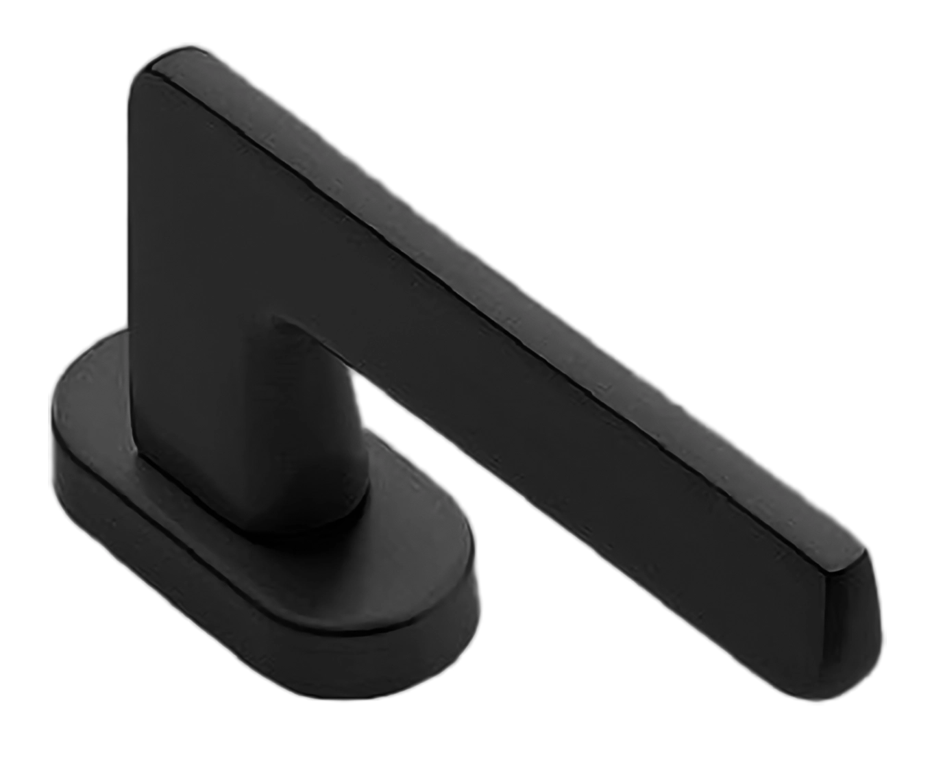 Ручка дверная ROCK W1 NERO-ST оконная с 4-х позицион. механизмом цвет черный soft touch Ручка дверная ROCK W1 NERO-ST оконная с 4-х позицион. механизмом цвет черный soft touch
