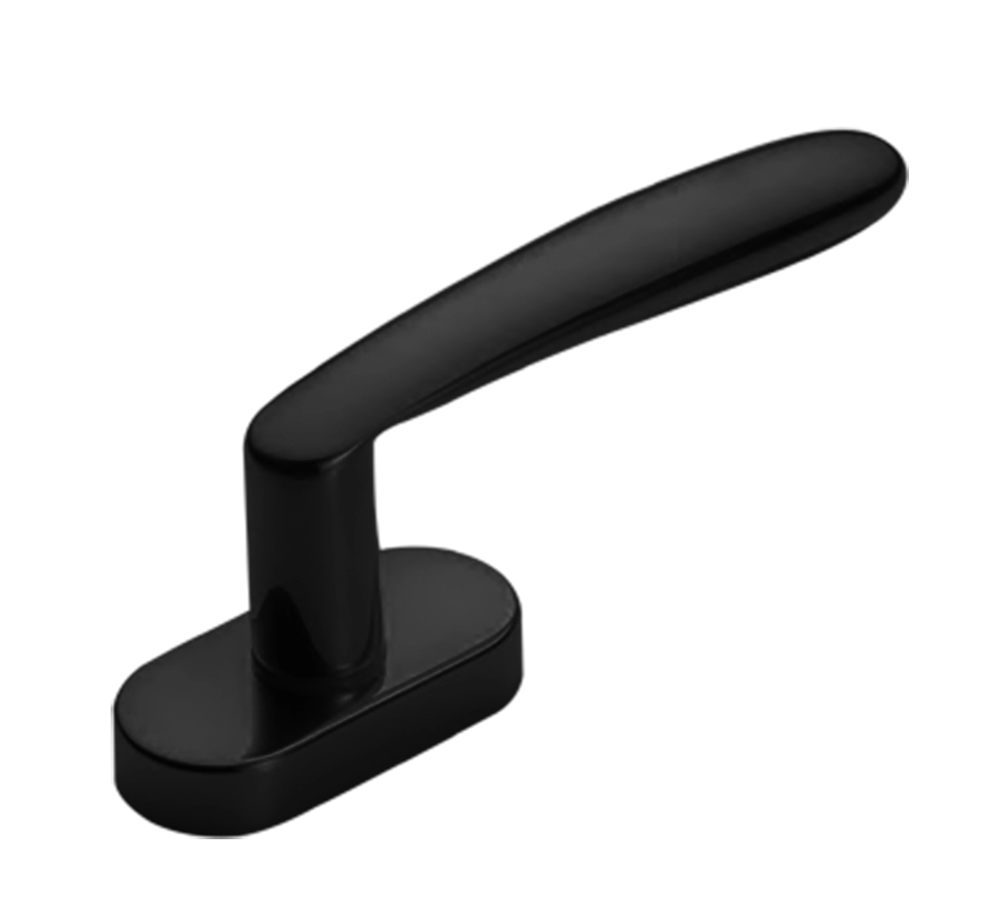 Ручка дверная IMOLA W1 NERO-ST оконная с 4-х позицион. механизмом цвет черный soft touch Ручка дверная IMOLA W1 NERO-ST оконная с 4-х позицион. механизмом цвет черный soft touch