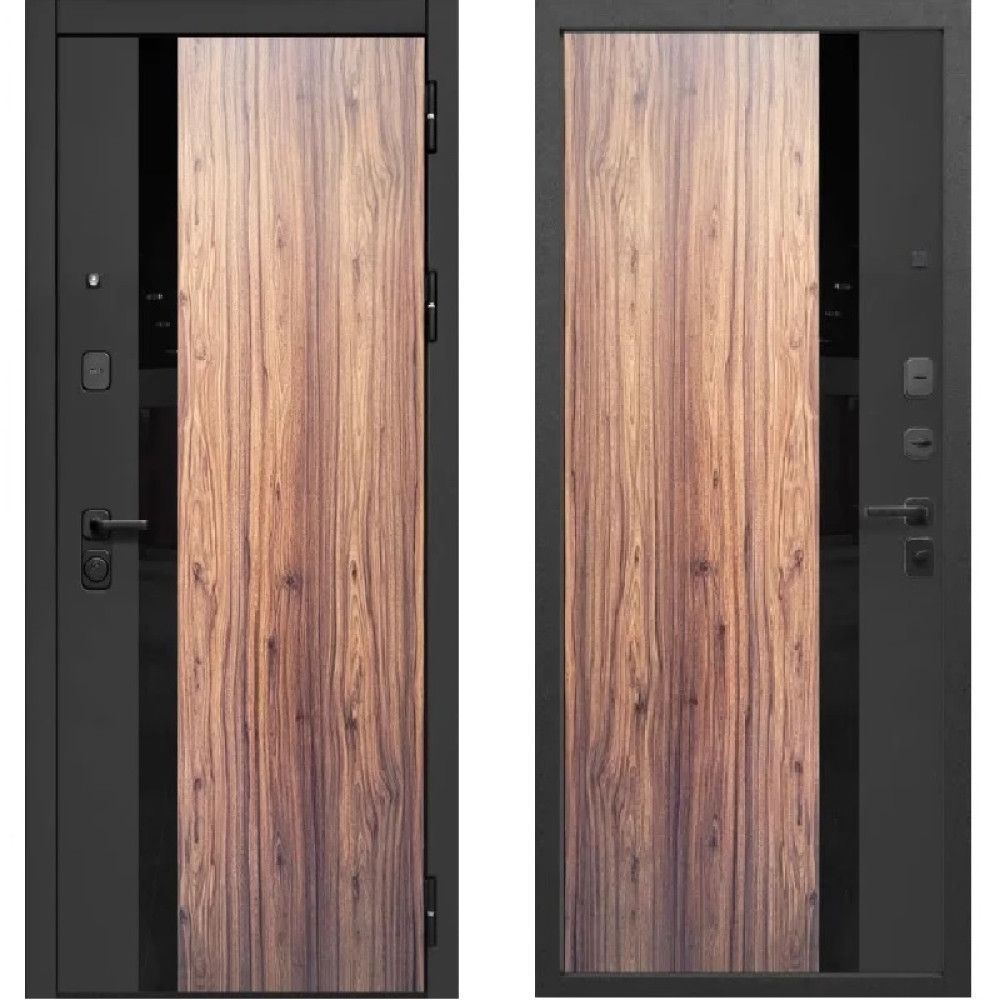Входная дверь в квартиру Феррони Luxor 2МДФ ОРЕХ КАНЬОН