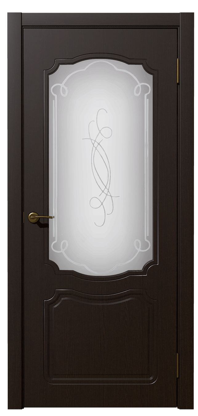 Межкомнатная дверь Дубрава-сибирь Фоман со стеклом