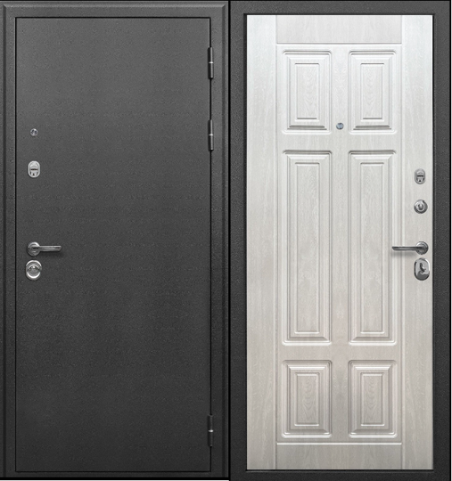 Входная дверь в квартиру Феррони СОТКА СЕРЕБРО