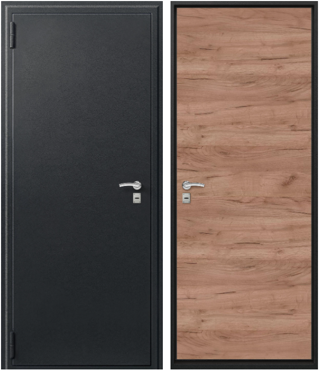 Входная дверь в квартиру SEZAM О-10 Черный сатин