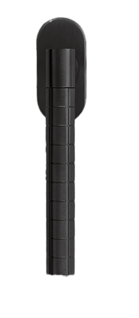 Ручка дверная HIDE VOLUME W1 NERO-ST оконная с 4-х позицион. механизмом цвет черный soft touch Ручка дверная HIDE VOLUME W1 NERO-ST оконная с 4-х позицион. механизмом цвет черный soft touch