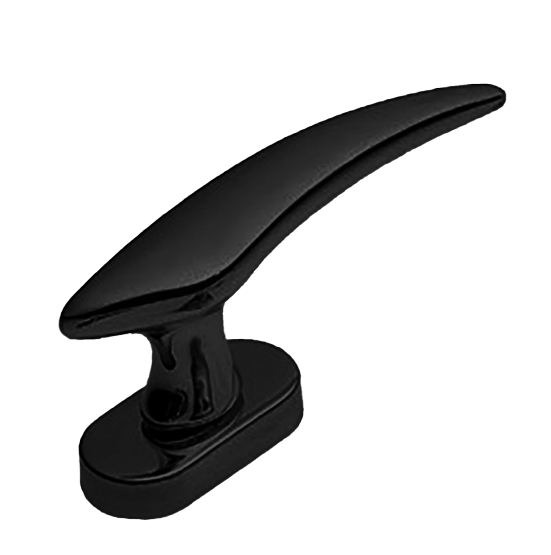 Ручка дверная BOLID W1 NERO-ST оконная с 4-х позицион. механизмом цвет черный soft touch Ручка дверная BOLID W1 NERO-ST оконная с 4-х позицион. механизмом цвет черный soft touch