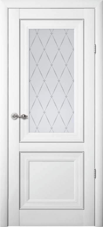 Дверь межкомнатная, Albero, Прадо ДО, Белый