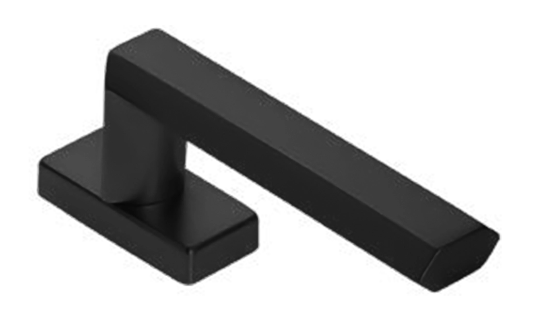 Ручка дверная HARMONY W1 NERO-ST оконная с 4-х позицион. механизмом цвет черный soft touch