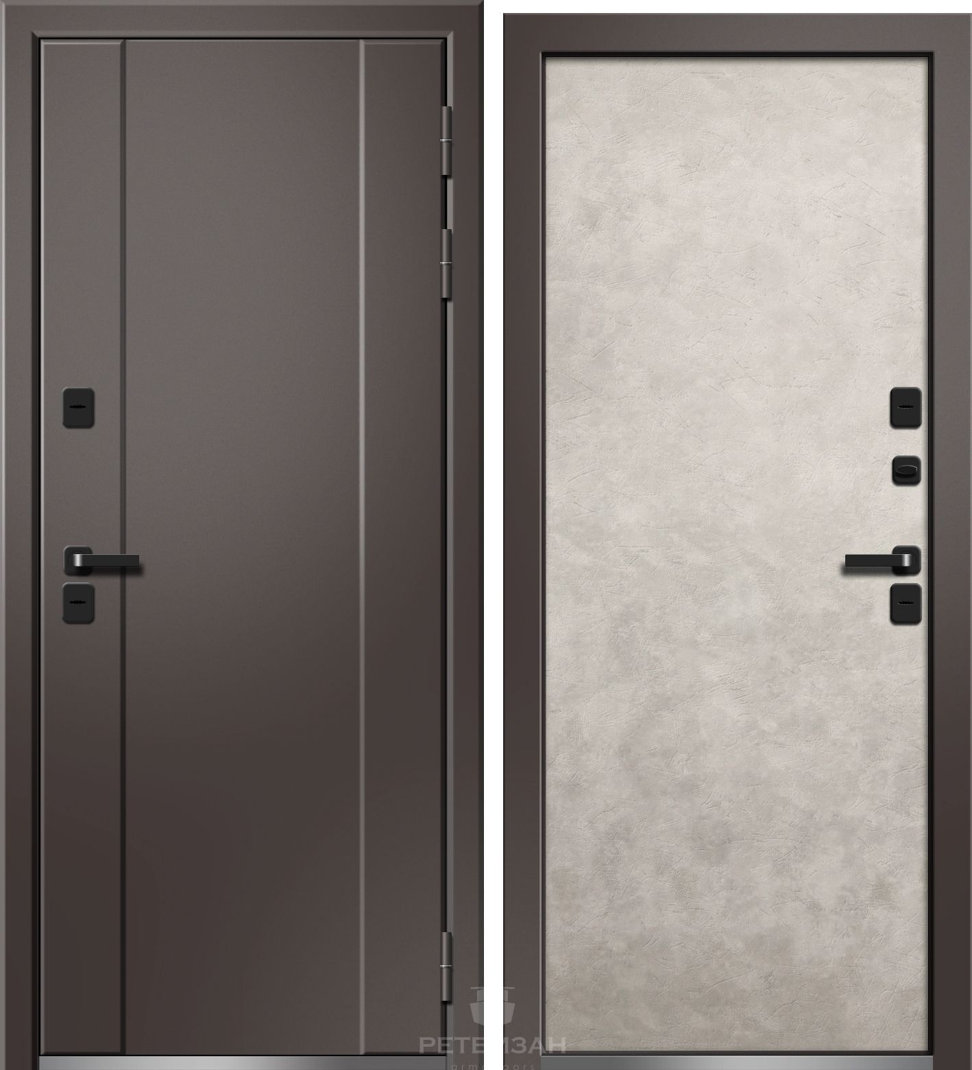 Входная дверь в дом с терморазрывом Ретвизан Селена (TERMO)