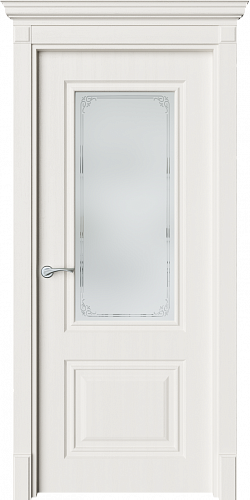 Межкомнатная дверь AxelDoors WEST Нонна ДО 600х2000  Белое дерево