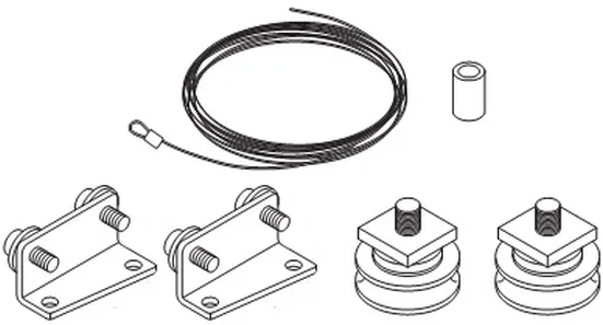 Комплект для синхронного открывания 2-х дверей STABLE SET V-SO