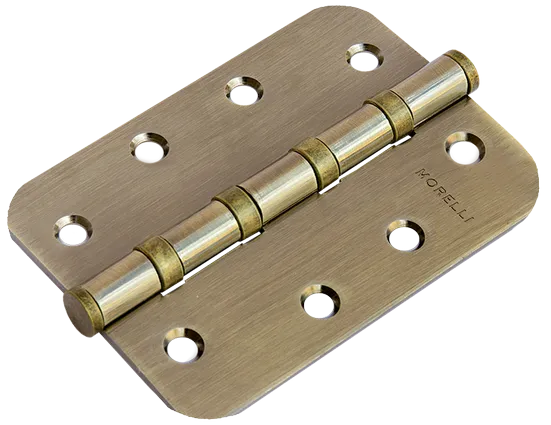 Петля карточная стальная разъемная MS-C 100X70X2.5-4BB AB универсальная скругленная Петля карточная стальная разъемная MS-C 100X70X2.5-4BB AB универсальная скругленная