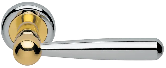 Ручка дверная Morelli PINOKKIO R4 раздельная на круглой розетке